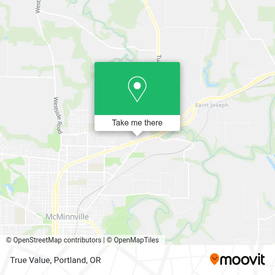 True Value map