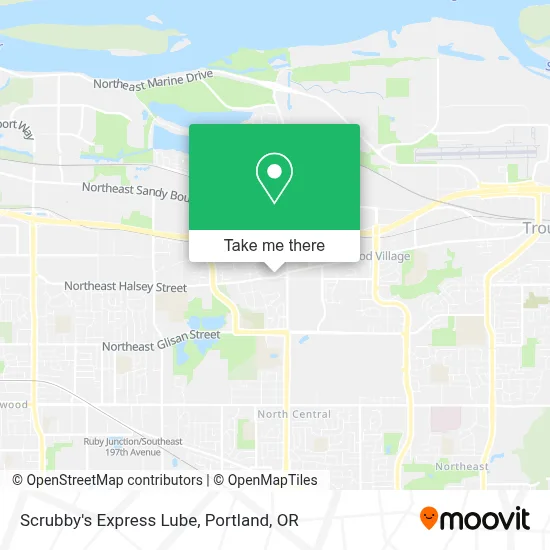 Scrubby's Express Lube map