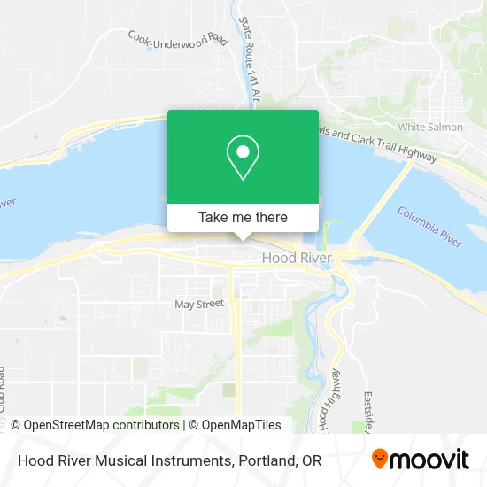Hood River Musical Instruments map