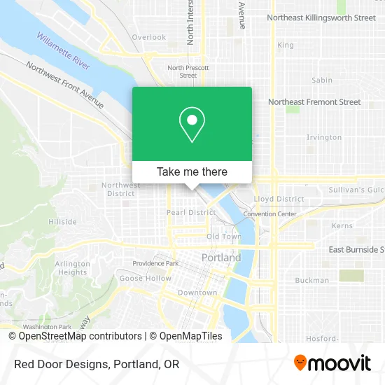 Red Door Designs map