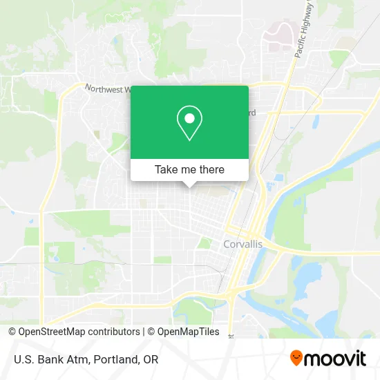 U.S. Bank Atm map
