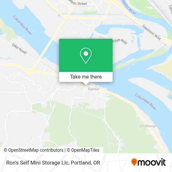 Ron's Self Mini Storage Llc map