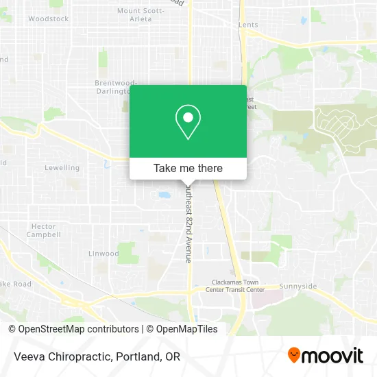 Veeva Chiropractic map