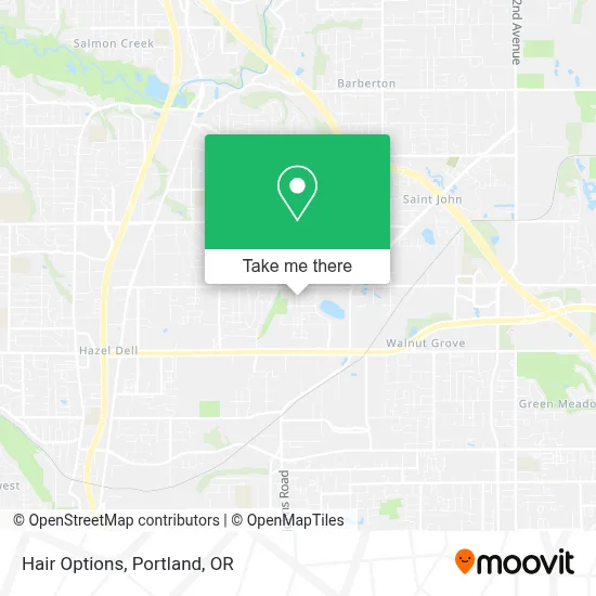Hair Options map