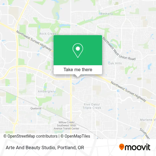 Arte And Beauty Studio map