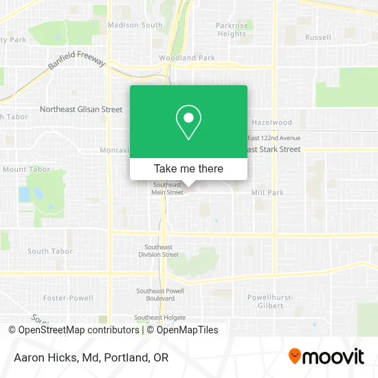 Aaron Hicks, Md map