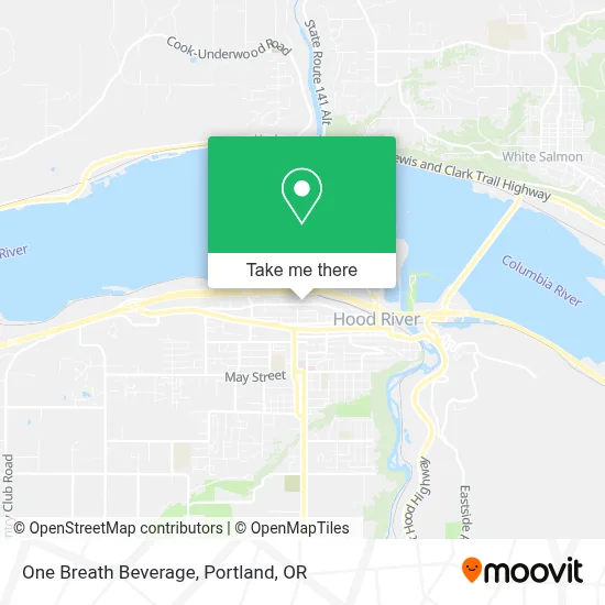 One Breath Beverage map