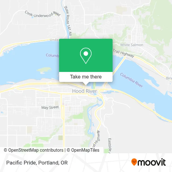Pacific Pride map