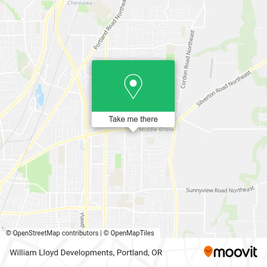 William Lloyd Developments map