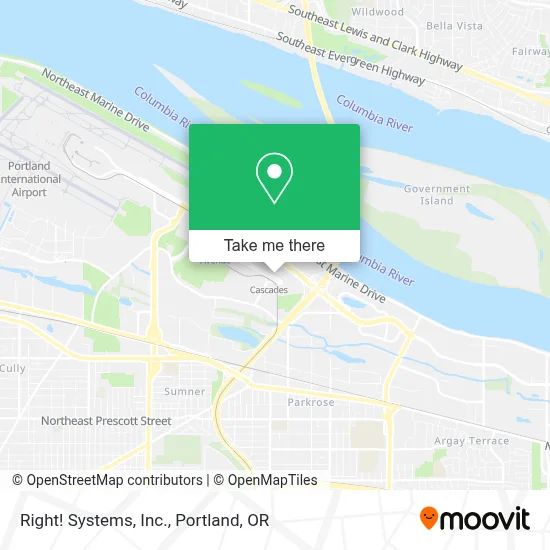 Right! Systems, Inc. map