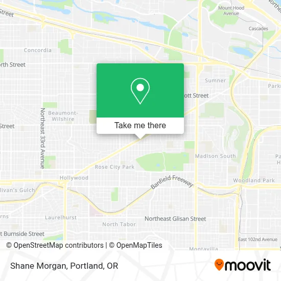 Shane Morgan map