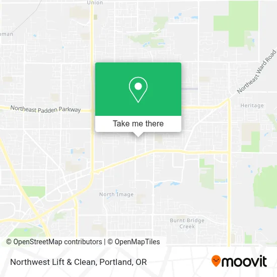 Northwest Lift & Clean map