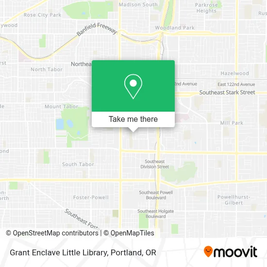 Grant Enclave Little Library map