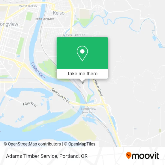 Adams Timber Service map