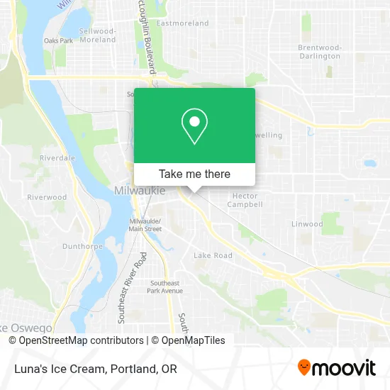 Luna's Ice Cream map