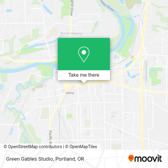 Green Gables Studio map