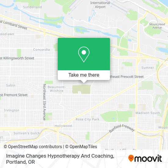 Imagine Changes Hypnotherapy And Coaching map