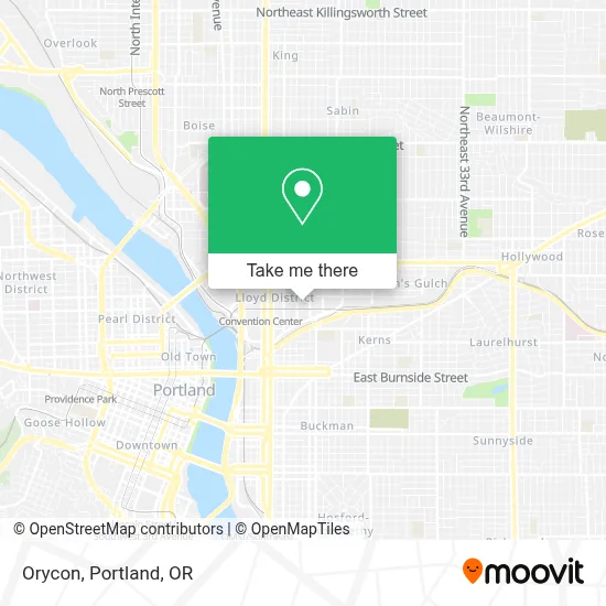 Orycon map