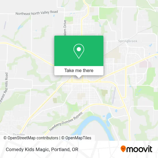 Comedy Kids Magic map