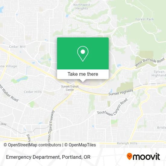 Emergency Department map