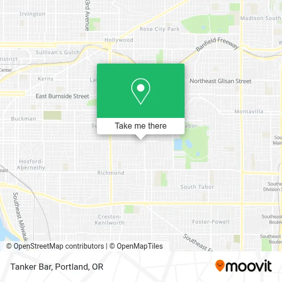 Tanker Bar map