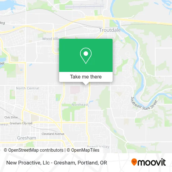 New Proactive, Llc - Gresham map