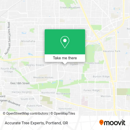 Accurate Tree Experts map