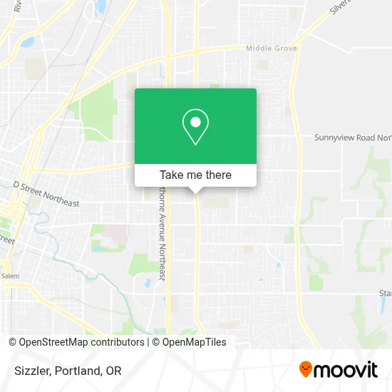 Sizzler map