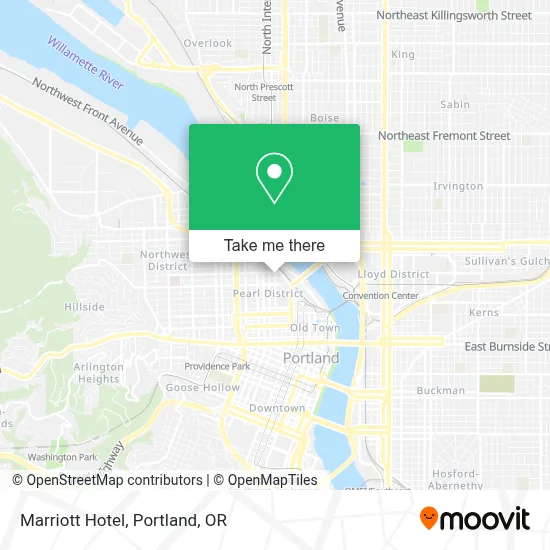 Marriott Hotel map