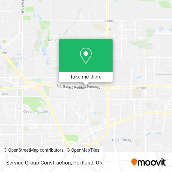 Service Group Construction map