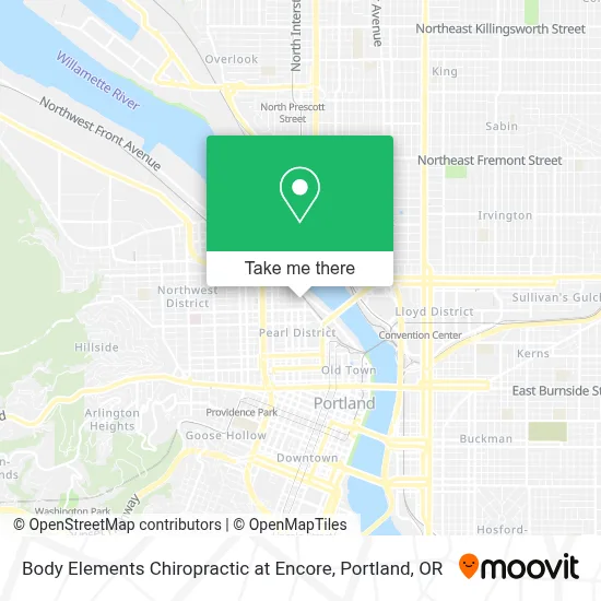 Body Elements Chiropractic at Encore map