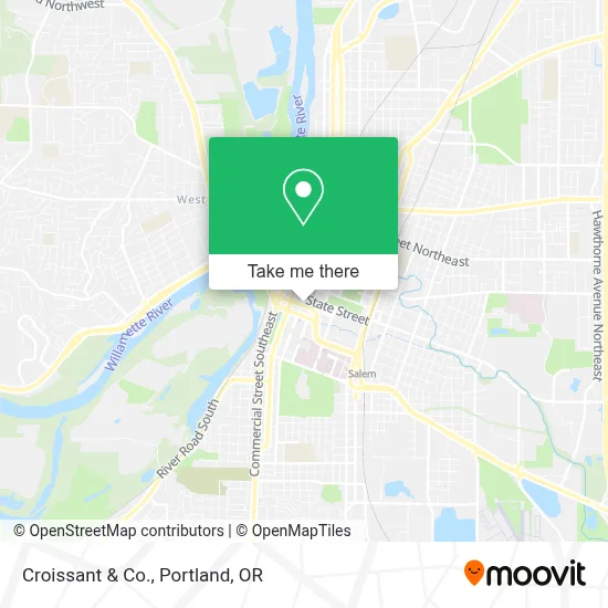 Croissant & Co. map