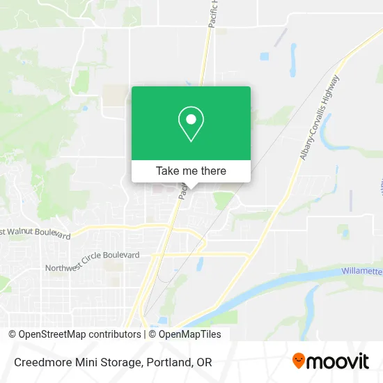 Creedmore Mini Storage map