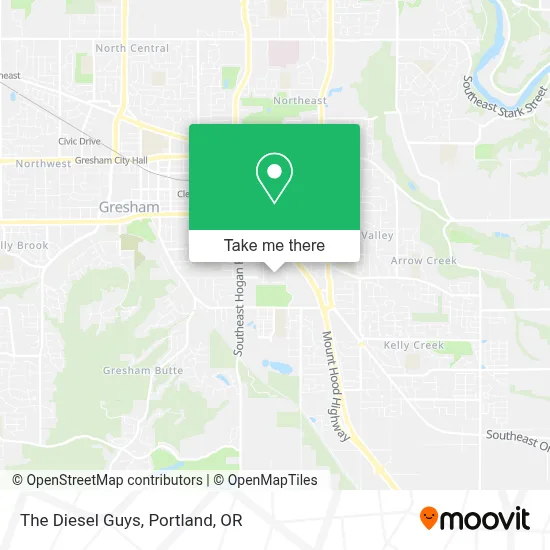 The Diesel Guys map