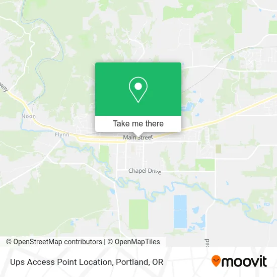 Ups Access Point Location map