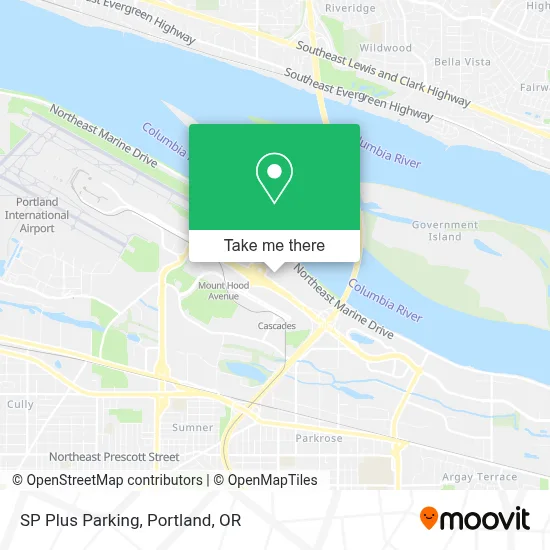 SP Plus Parking map