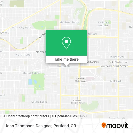 John Thompson Designer map