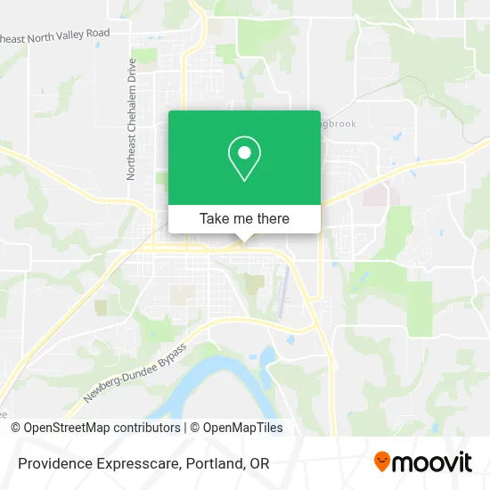 Providence Expresscare map