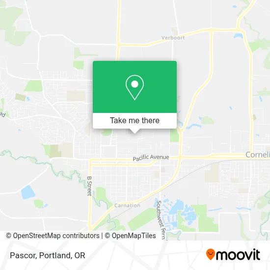 Pascor map