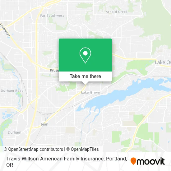 Travis Willson American Family Insurance map