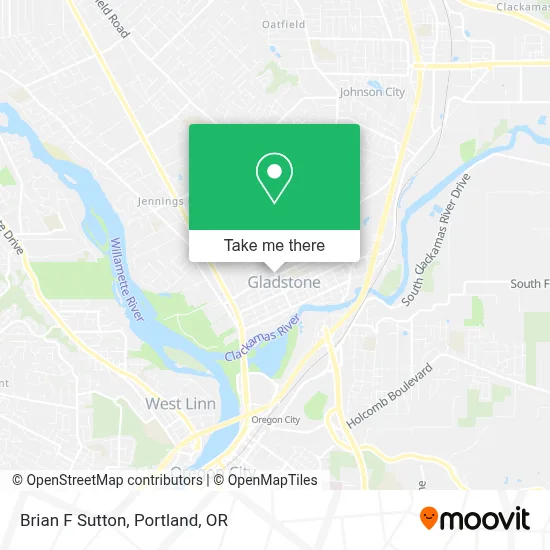 Brian F Sutton map