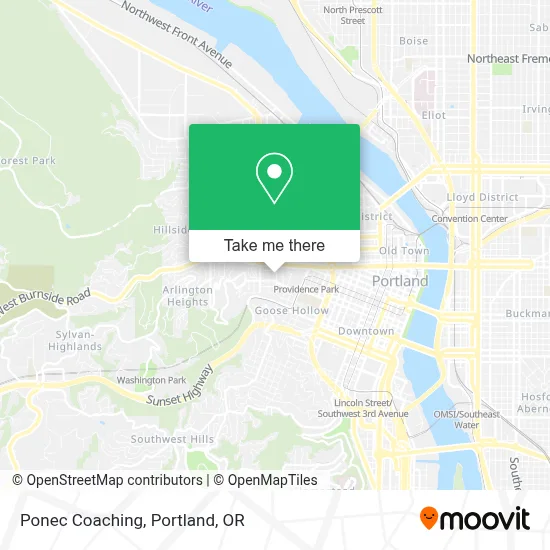 Ponec Coaching map