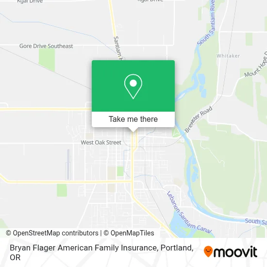 Bryan Flager American Family Insurance map