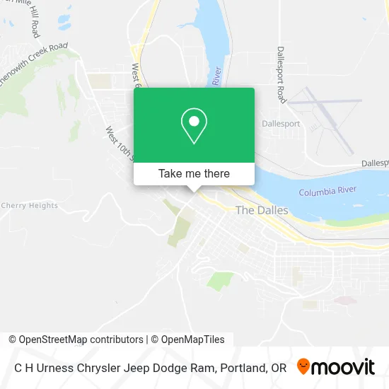 C H Urness Chrysler Jeep Dodge Ram map