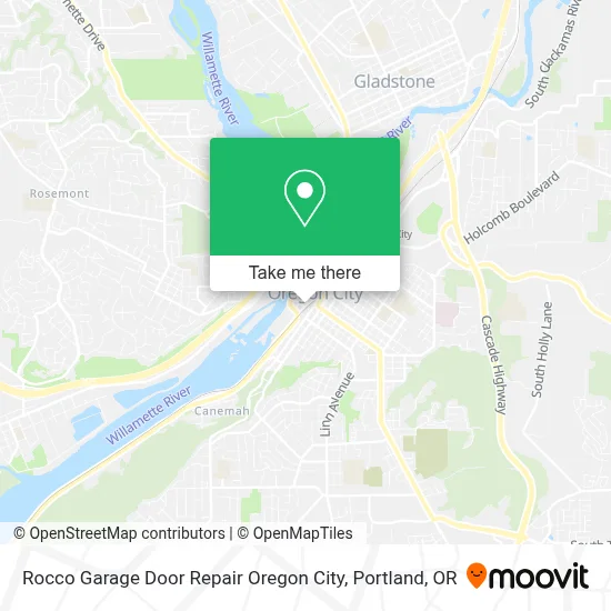 Rocco Garage Door Repair Oregon City map