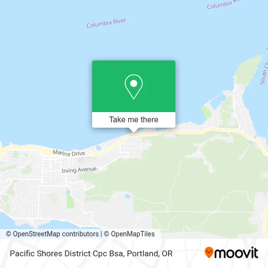 Pacific Shores District Cpc Bsa map