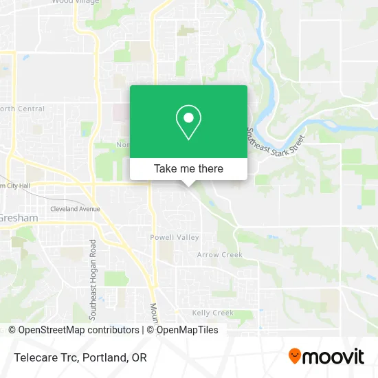 Telecare Trc map