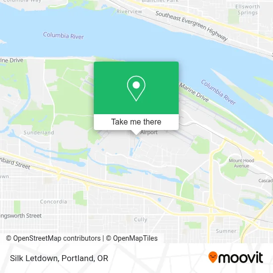 Silk Letdown map