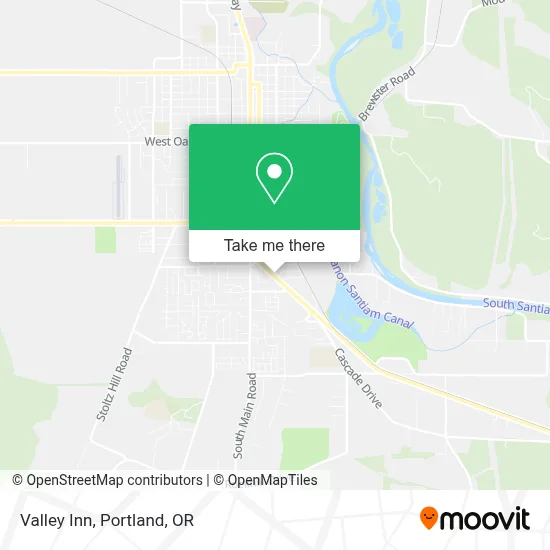 Valley Inn map