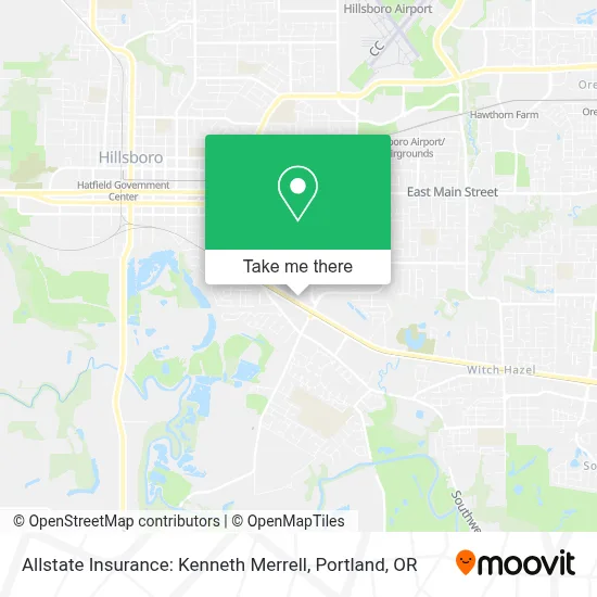 Allstate Insurance: Kenneth Merrell map